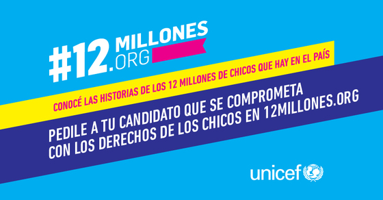#12millones: campaña por los niños y adolescentes
