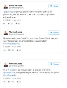Mónica López tuits
