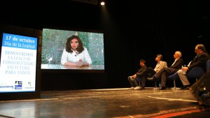 Cristina participó de un acto del Día de la Lealtad por videoconferencia.