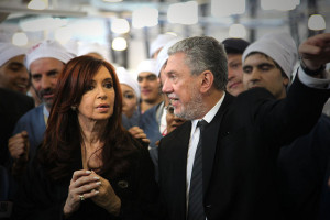 CFK y el empresario Cherñajovsky