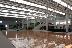 El polideportivo en Avellaneda, inaugurado a fines de 2016.