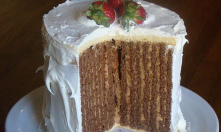 Recetas de Gricel: Cómo hacer una torta rayada para celebrar