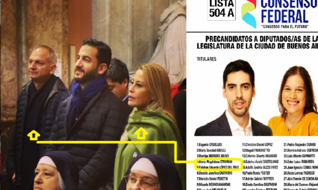 Tombolini lleva en su lista a tres parientes, cinco empleados suyos y un ex Opus Dei que apoyó a Grassi