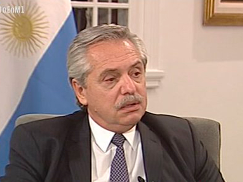 Alberto Fernández dijo que la deuda era una «fuerte limitación»