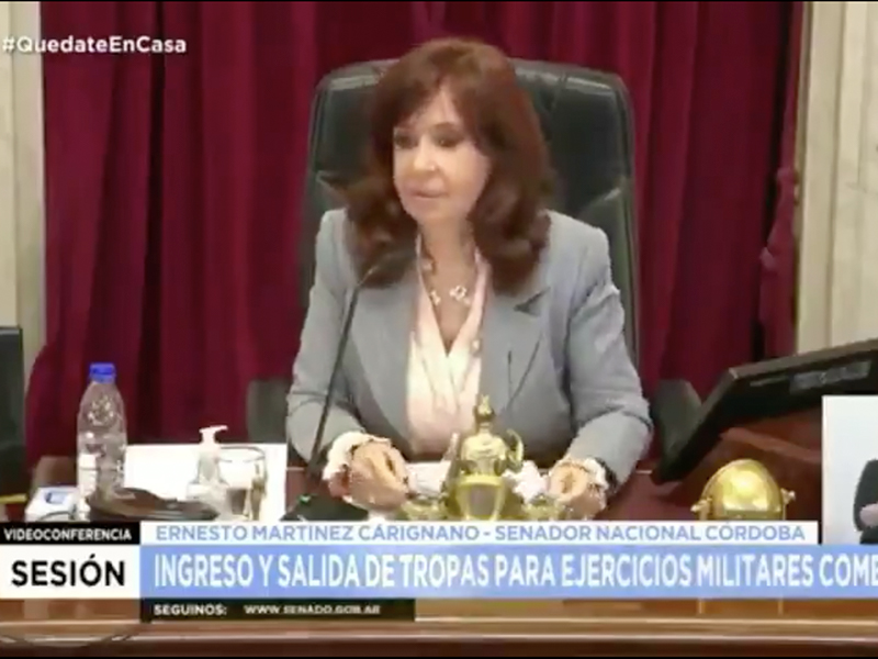 La chicana de Cristina Kirchner a Esteban Bullrich por su blooper viral: «¿Dónde está?»