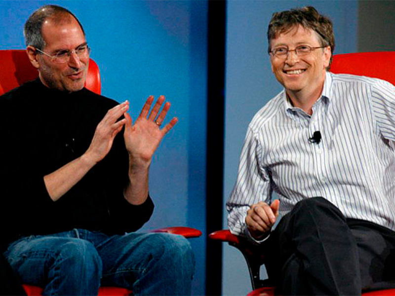 Bill Gates confesó que estaba celoso de Steve Jobs
