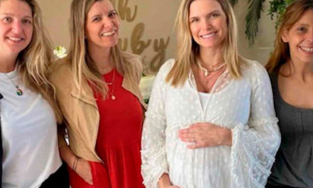 Sofía Zámolo celebró un baby shower con amigas y fue criticada en redes