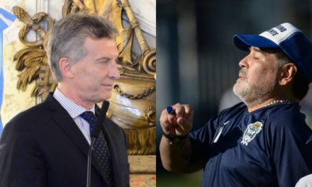 El inesperado cruce entre Diego Maradona y Mauricio Macri