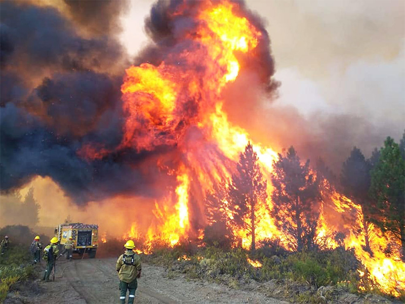 El Bolsón: 15 personas desaparecidas y más de 100 viviendas afectadas por los incendios