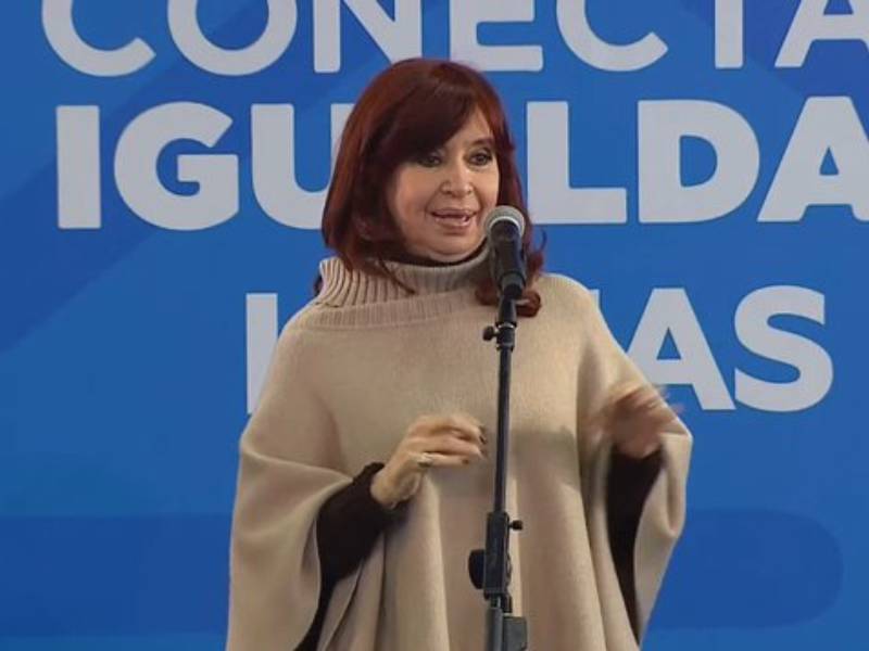 En campaña, Cristina Kirchner cruzó a la oposición: "Yo creo que odian a los argentinos"