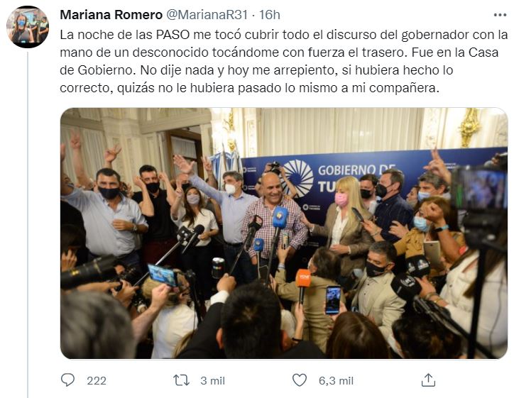 El tuit de Mariana Romero