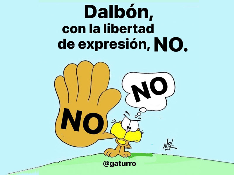 Gregorio Dalbón denunciará a Nik por un dibujo