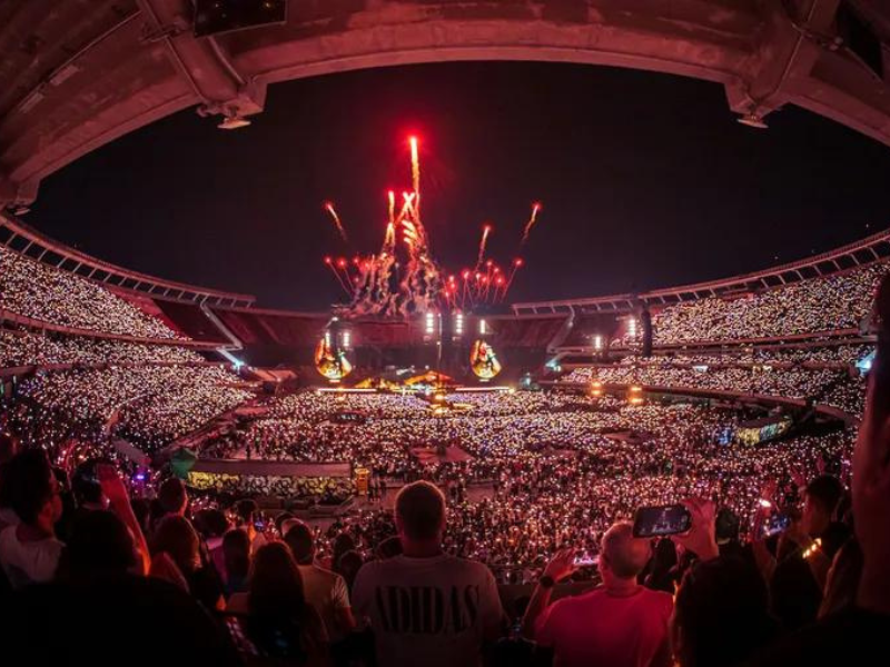 Coldplay hizo historia: transmitió en vivo para el mundo el mejor concierto de su gira
