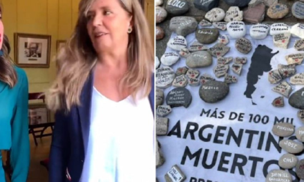 Gabriela Cerruti dijo que el homenaje a los muertos por covid lo hizo «la derecha»