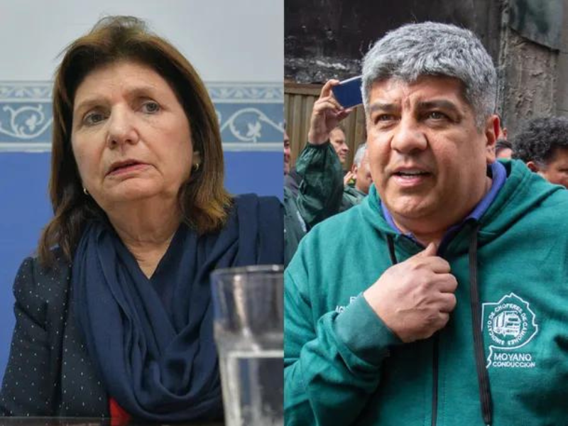 Patricia Bullrich cruzó a Pablo Moyano: «En mi gobierno, si violás la ley, vas preso»