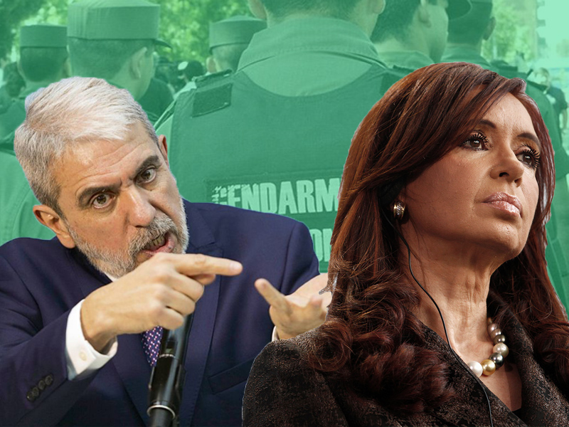 CFK pidió gendarmes en el conurbano y Aníbal Fernández salió al cruce: «Las decisiones las tomamos nosotros»
