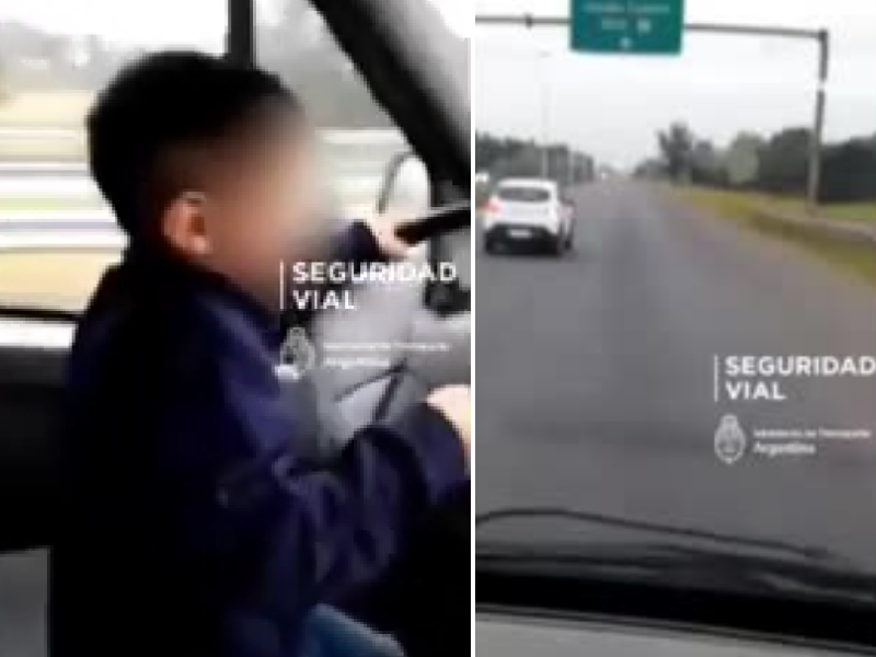 Cañuelas: Un hombre hizo manejar un camión al hijo de 7 años