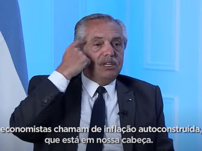 Alberto Fernández afirmó que la inflación «está en la cabeza de la gente»