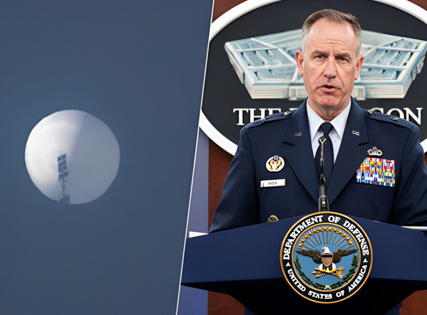 Apareció un globo espía y hay tensión entre China y Estados Unidos