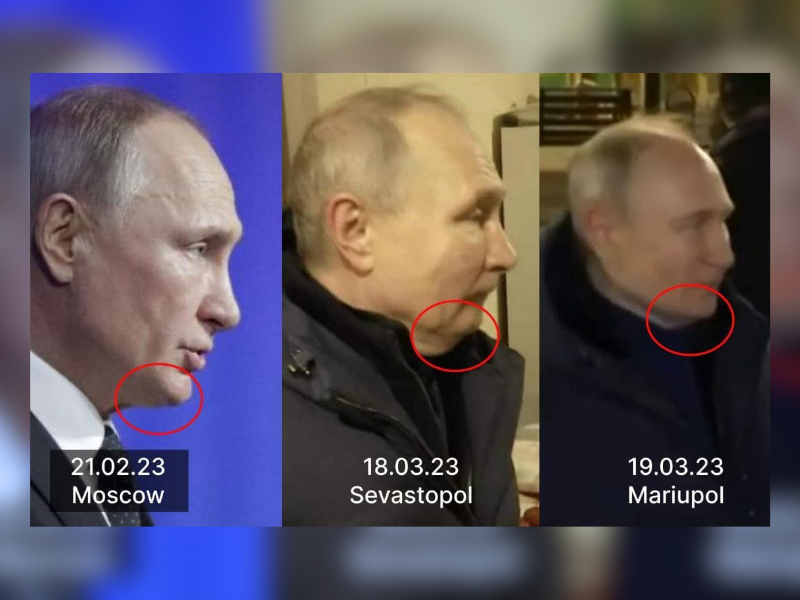 ¿Vladimir Putin tiene un doble que visitó Mariúpol?: las fotos de la polémica