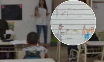 Rosario: un niño representó a su barrio con un dibujo escalofriante