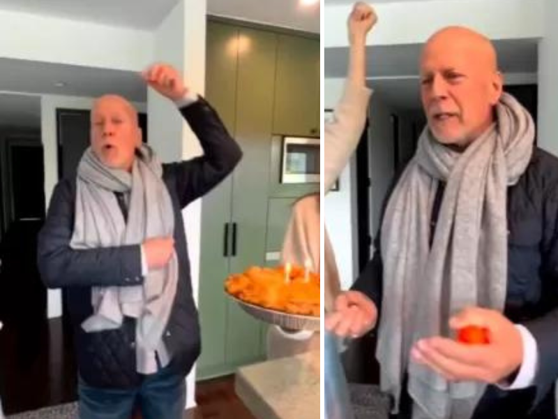 Bruce Willis festejó su cumpleaños: el emotivo video publicado por la familia