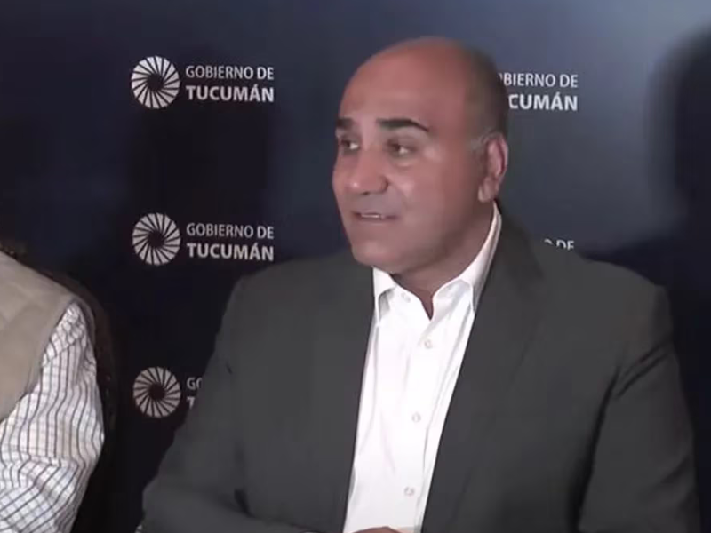 Juan Manzur declinó su candidatura a vicegobernador de Tucumán