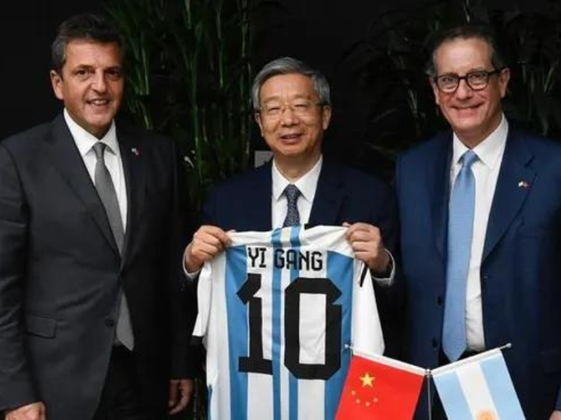 Argentina renueva swap con China por 19.000 millones de dólares