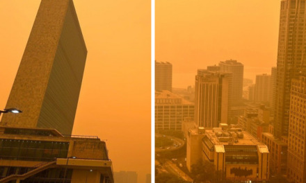 Nueva York tapada de humo y cielo naranja debido a incendios en Canadá